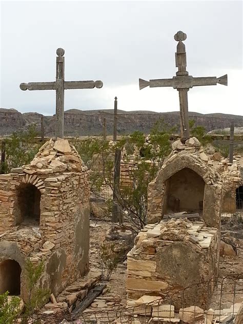 Texas Mountain Trail Daily Photo Terlingua Ghost Town Cemetery