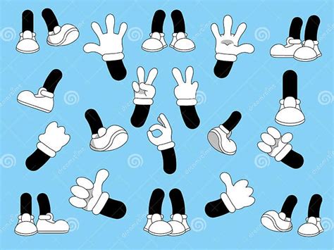 Cartoon Hands And Legs Stock Vector Illustration Of Body 182819591