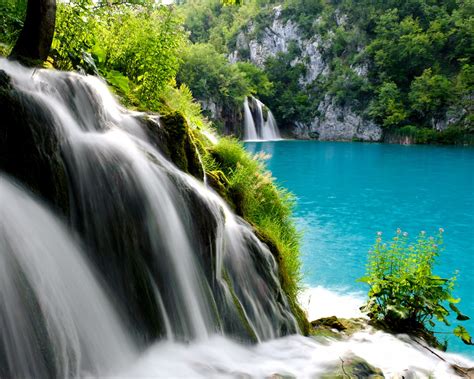 Wallpapers Hd Plitvice Lakes National Park Waterfall