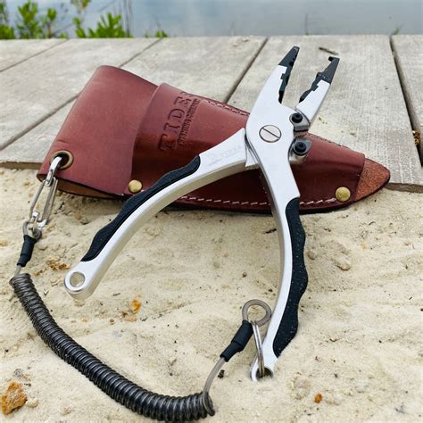 Tides Fishing Pliers With Leather Sheath Etsy