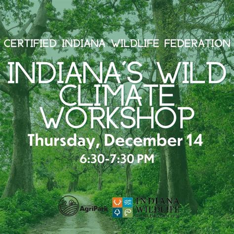 Nickel Plate Indianas Wild Climate Workshop