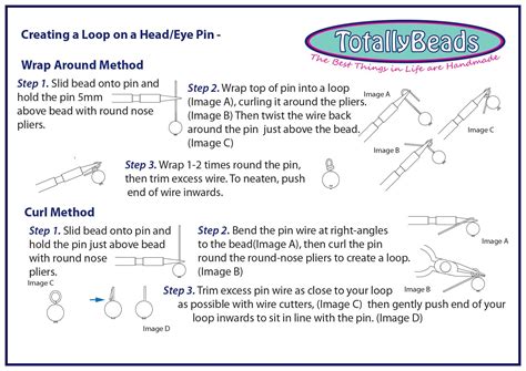 Creating A Loop On A Head Or Eye Pin Instructions
