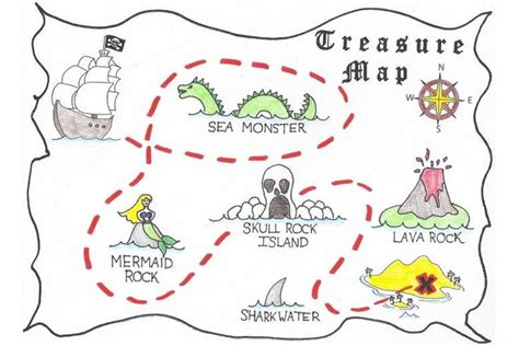 Pirate Treasure Maps Treasure Maps Pirate Treasure