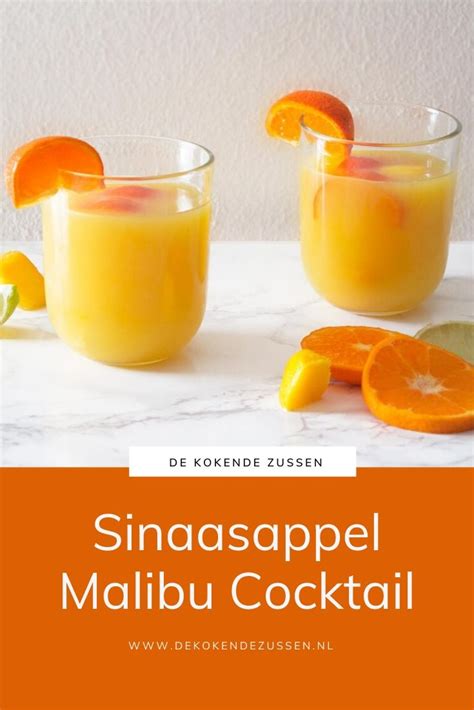 What are the summer flavors? Sinaasappel Malibu Cocktail recept - de Kokende Zussen