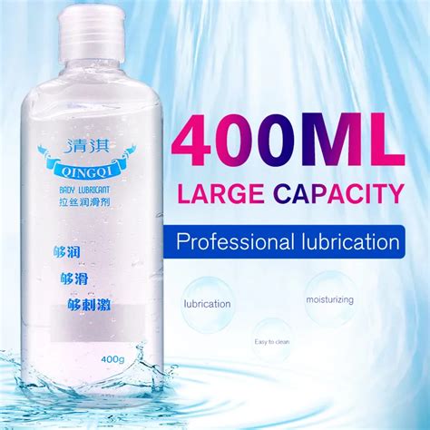 Qing Qi 400ml Lubricant For Sex Silk Touch Water Based Lubricant Oil