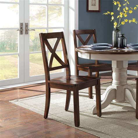Wooden Farmhouse Dining Chairs Country Cottage Office Room