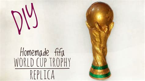 How To Make Fifa World Cup Trophy At Home Very Easily Homemade Fifa