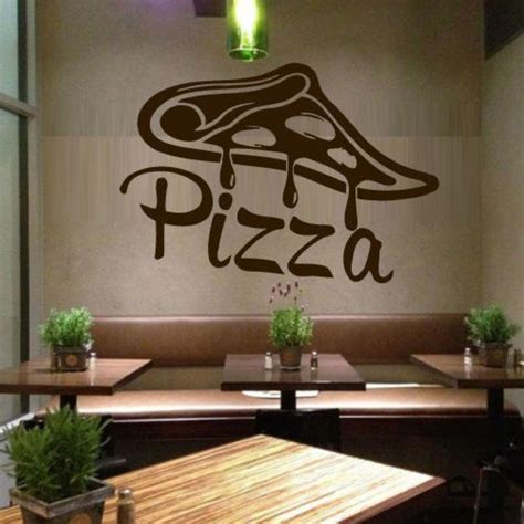 Express Pizza Sticker Restaurant Decal Poster Vinyl Muurdecoraties