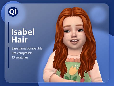 Isabel Hair By Qicc From Tsr Sims 4 Downloads