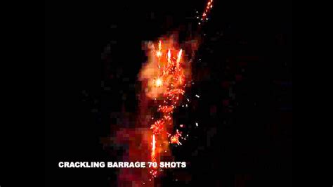 70 Shot Crackling Barrage Victory Fireworks Canada Vulcan Fireworks Youtube