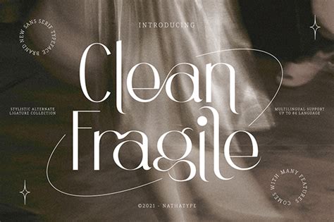 Clean Fragile Font