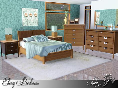 Ebony Bedroom By Lulu265 Liquid Sims
