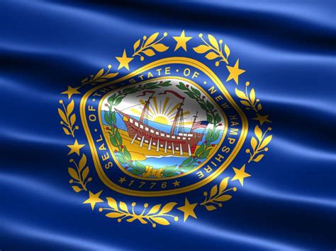 State Flag Of New Hampshire Stock Illustration Illustration Of