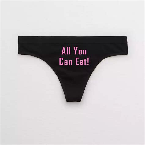 All You Can Eat Thong Celestial Red Shop