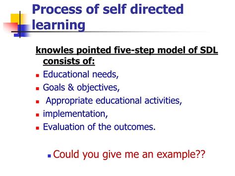 Ppt Effective Self Directed Learning Sdl Powerpoint Presentation