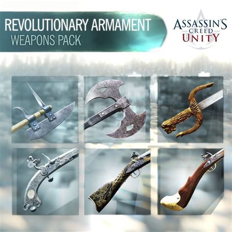 Assassin S Creed Unity Revolutionary Armament Weapons Pack 2014