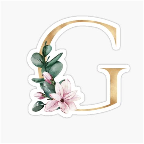 Letter G Stickers Redbubble