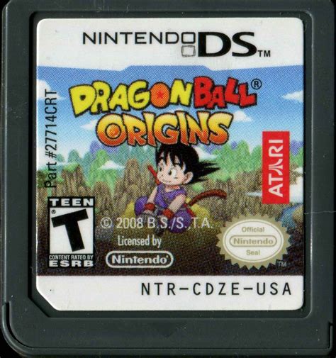 Dragon Ball Origins 2008 Nintendo Ds Box Cover Art Mobygames