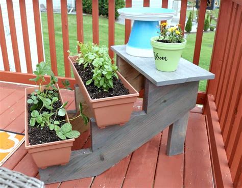 How To Build An Outdoor Tiered Planter Creative Ramblings In