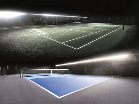 Tweener Led Court Lighting System — Fast Dry Courts