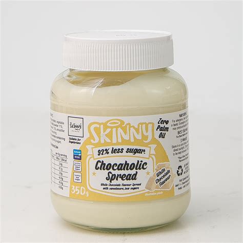 the skinny food co chocoholic spread white chocolate 350g looters