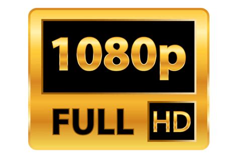 Orange 1080p Full Hd Icon Png Transparent Background Free