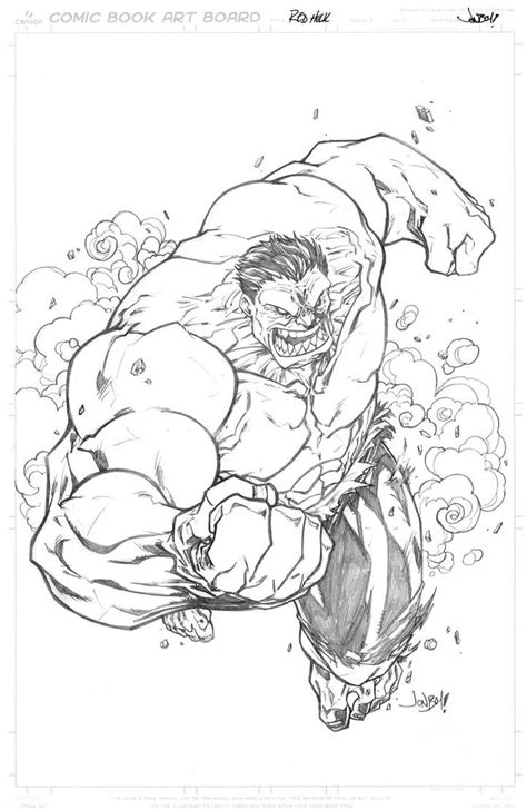 Red Hulk By Jonboy007007 On Deviantart Hulk Artwork Hulk Art Sketches