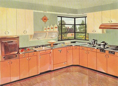 Glass top vintage retro coffee table with circular lower shelf. 13 pages of Youngstown metal kitchen cabinets | Metal ...