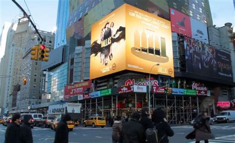 Dallas Digital Billboard Time Square New York City Billboard