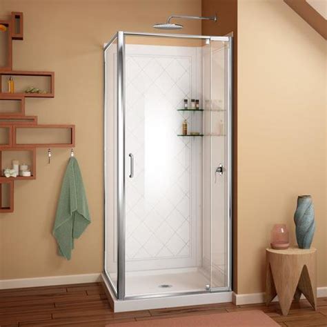 Do you think bathroom shower stalls lowes seems to be nice? DreamLine Flex Hardware: Chrome Acrylic Wall Floor Square ...