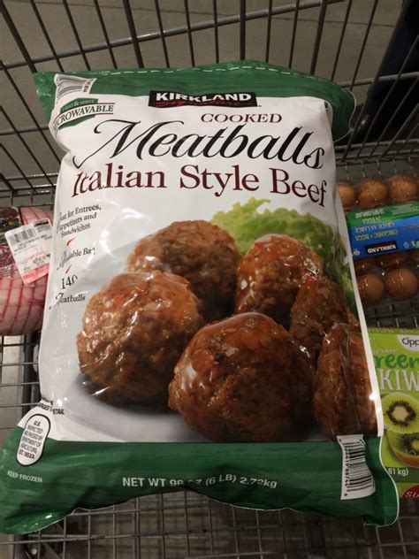 Kirkland Signature Italian Style Meatball Pound Bag Costcochaser My