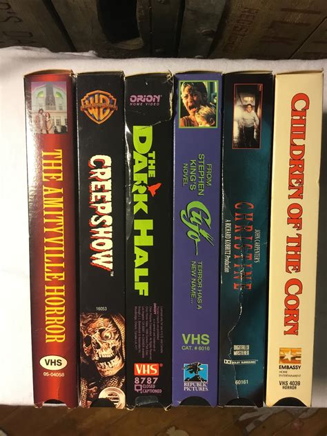 80s Horror Movies You Pick Vhs Tapes Tested And Working Etsy