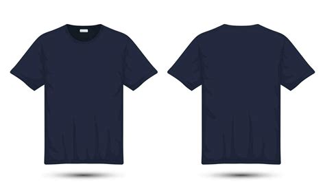 Blue T Shirt Mock Up Vector Art Icons And Graphics For Free Download