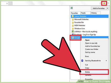 4 Easy Ways To Delete Bookmarks With Pictures Wikihow