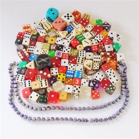 Dice 131 Individual Dice Various Sizes Shapes Colors Ages Shapes