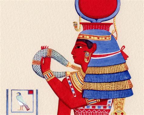 Egyptian Art Hathor Goddess Of Joy Love Dance And Sexuality Etsy