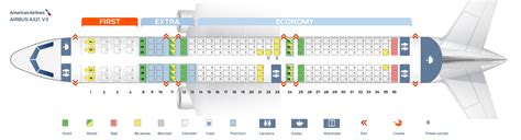 Seat Map Of The Airbus A American Airlines