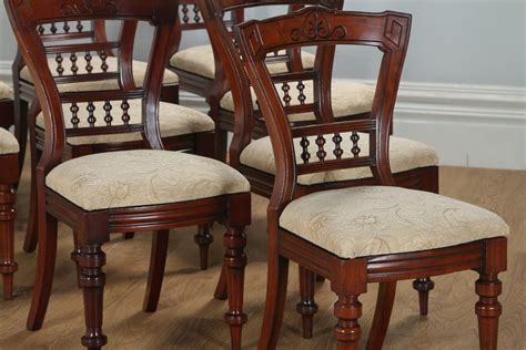 Find dining chairs in chairs & recliners | buy or sell chairs, recliners, bar stools, massage chairs, office furniture and more locally in ottawa on kijiji this beautiful set of eight victorian balloon back antique dining chairs would compliment most dining tables perfectly and date from around 1880. Antique Victorian Set of 10 Mahogany Upholstered Dining ...