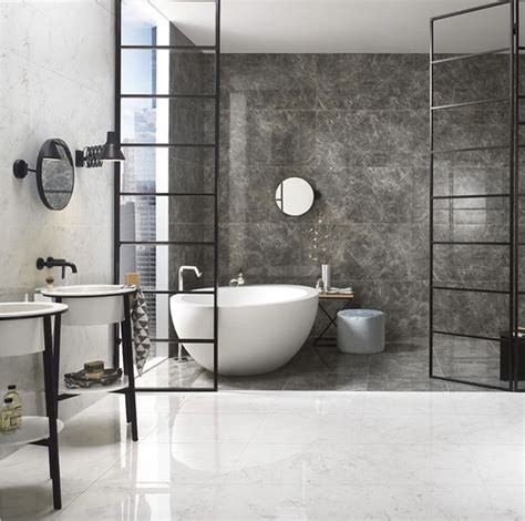 Bianco Carrara Porcelain Collection Bathroom Design Bathroom