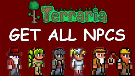 Terraria How To Get All Npcs On Terraria Youtube