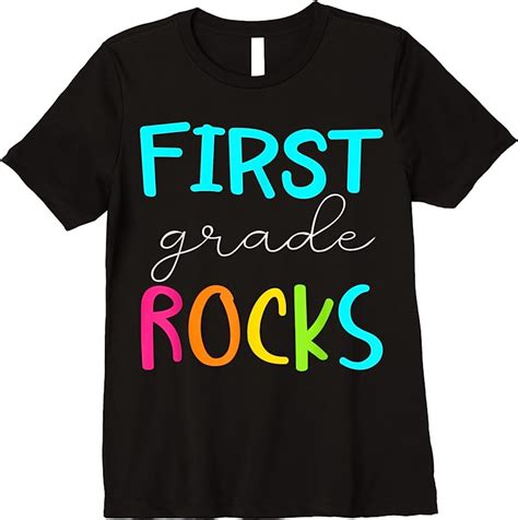 First Grade Rocks Team 1st Grade Teacher T Shirts Teesdesign