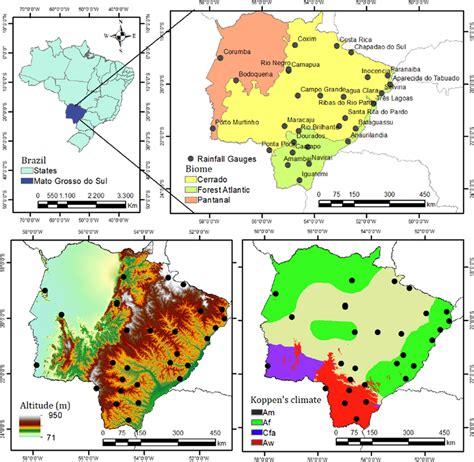 Left Upper The Location Of The State Of Mato Grosso Do Sul In Brazil Download Scientific