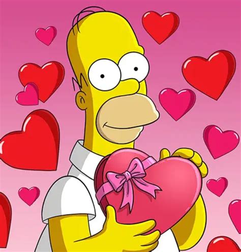 Simpsons Valentines Day Wallpapers Wallpaper Cave