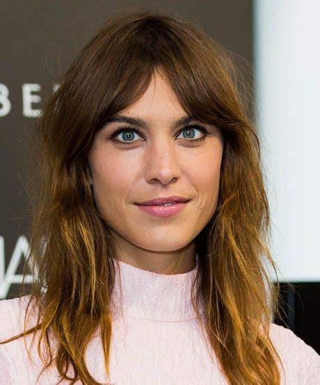 the best celebrity bangs for your face shape long hair styles alexa chung hair hairstyles