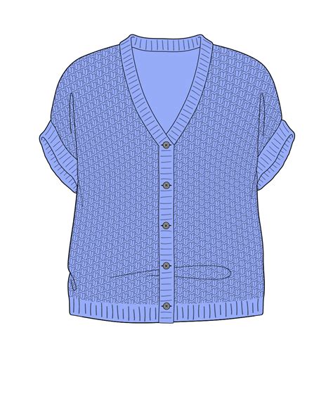 Free Knitting Pattern | Drop Shoulder Cardigan DK (8 Ply)