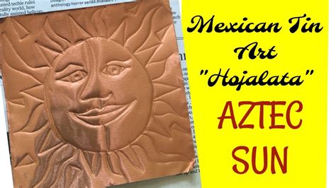 Mexican Tin Art Hojalata For Kids Youtube