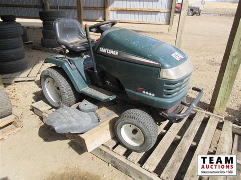 Craftsman Gt3000 Lawn Tractor 21fi Team Auctions