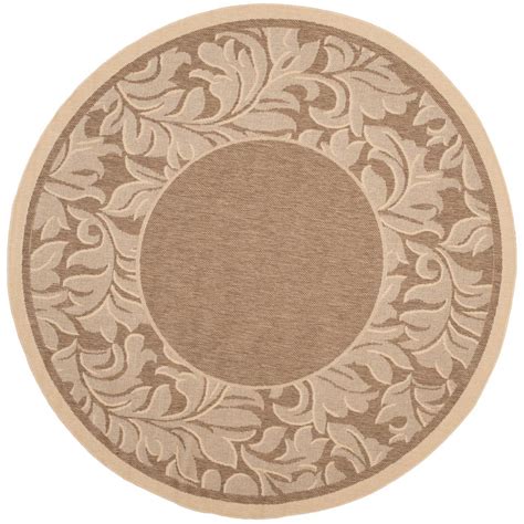 Not all rugs are the same which is why at dunelm we have a range of round rugs that might be the perfect addition to your home décor. Safavieh Courtyard Brown/Natural 7 ft. x 7 ft. Indoor ...