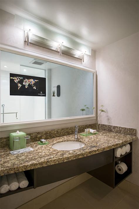 Renaissance Raleigh North Hills Hotel Guest Bathroom Vanity