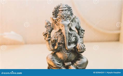 Ganesha The Indian God Of Abundance Statue Ganesha With Incense
